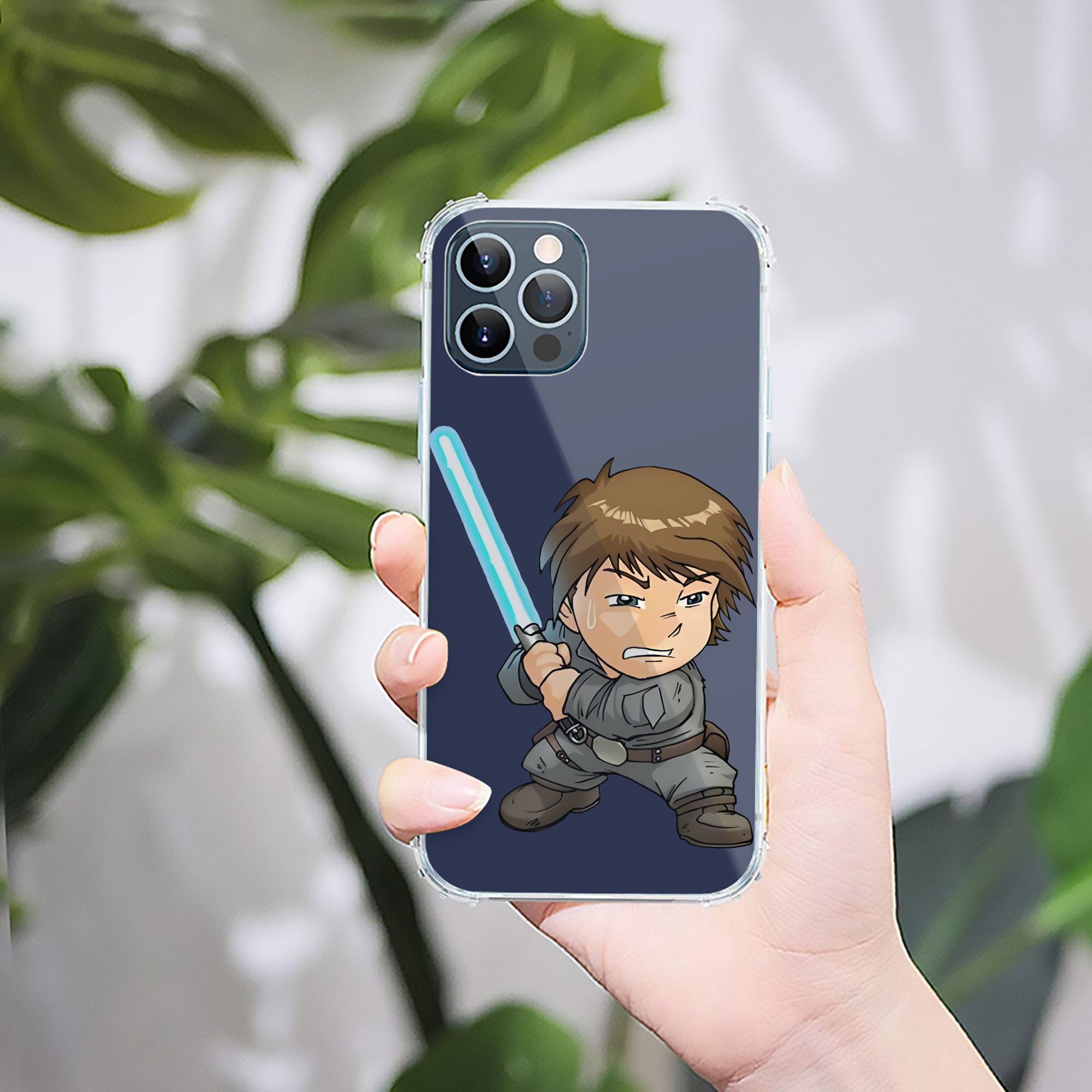（画像用） スター・ウォーズ Star Wars 【iPhone 12シリーズ対応】透明スマホケース（クリアソフトケース）